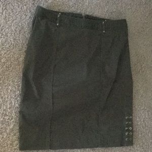 Olive green White House black market skirt size 12